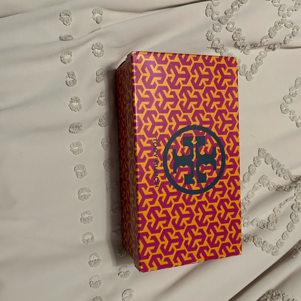 Tory Burch Pink and Yellow Patterned Box